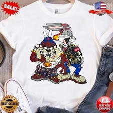 Vintage Looney Tunes Bugs Bunny Taz Gangster T-Shirt S-5XL