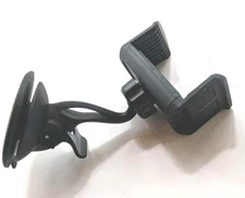 Window Auto Suction Cup Cradle Black Plastic for Cell Phone