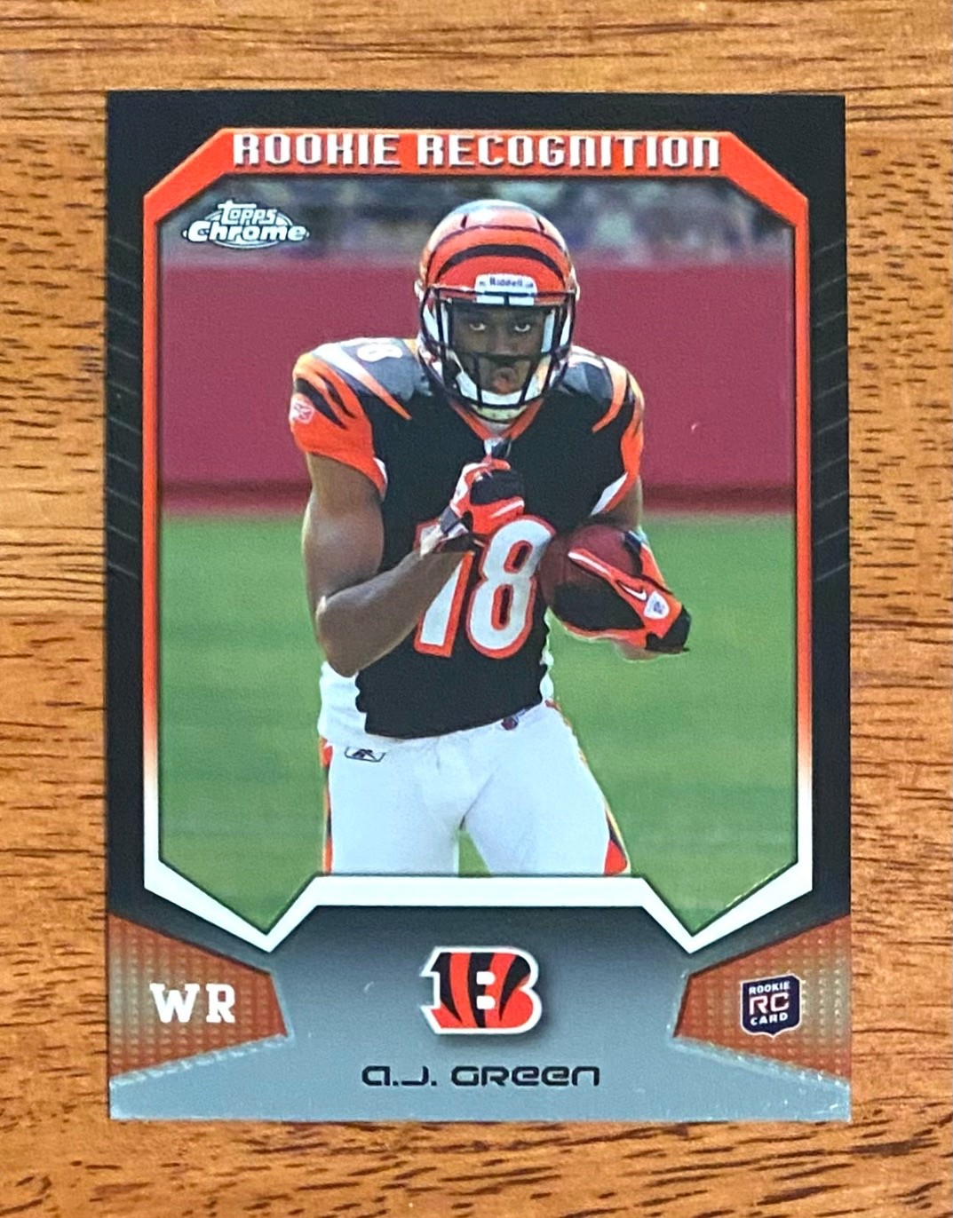 AJ Green Topps Chrome Rookie Recognition #RRAJG Base