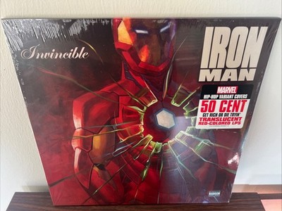 NEW 50 Cent - Get Rich Or Die Tryin' 2018 LP VINYL MARVEL IRON MAN VARIANT - RED