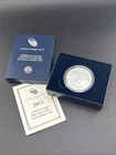 2013 W US Uncirculated Silver Eagle $1 Original Box/Papers