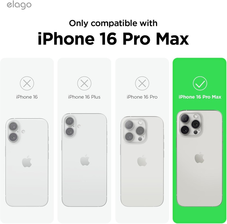 FNTCASE Custodia Magnetica Per IPhone 16 Pro Max - Protezione Militare, Retro Opaco Traslucido, Antiurto Rosa
