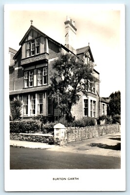 POSTKARTE UNBEKANNTES HAUS BURTON GARTH KNAPTON? YORKSHIRE RPPC