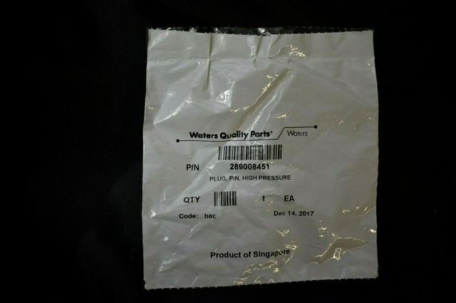 Waters UPLC High Pressure Plug Pin P/n 289008451 in Factory Bag for ...