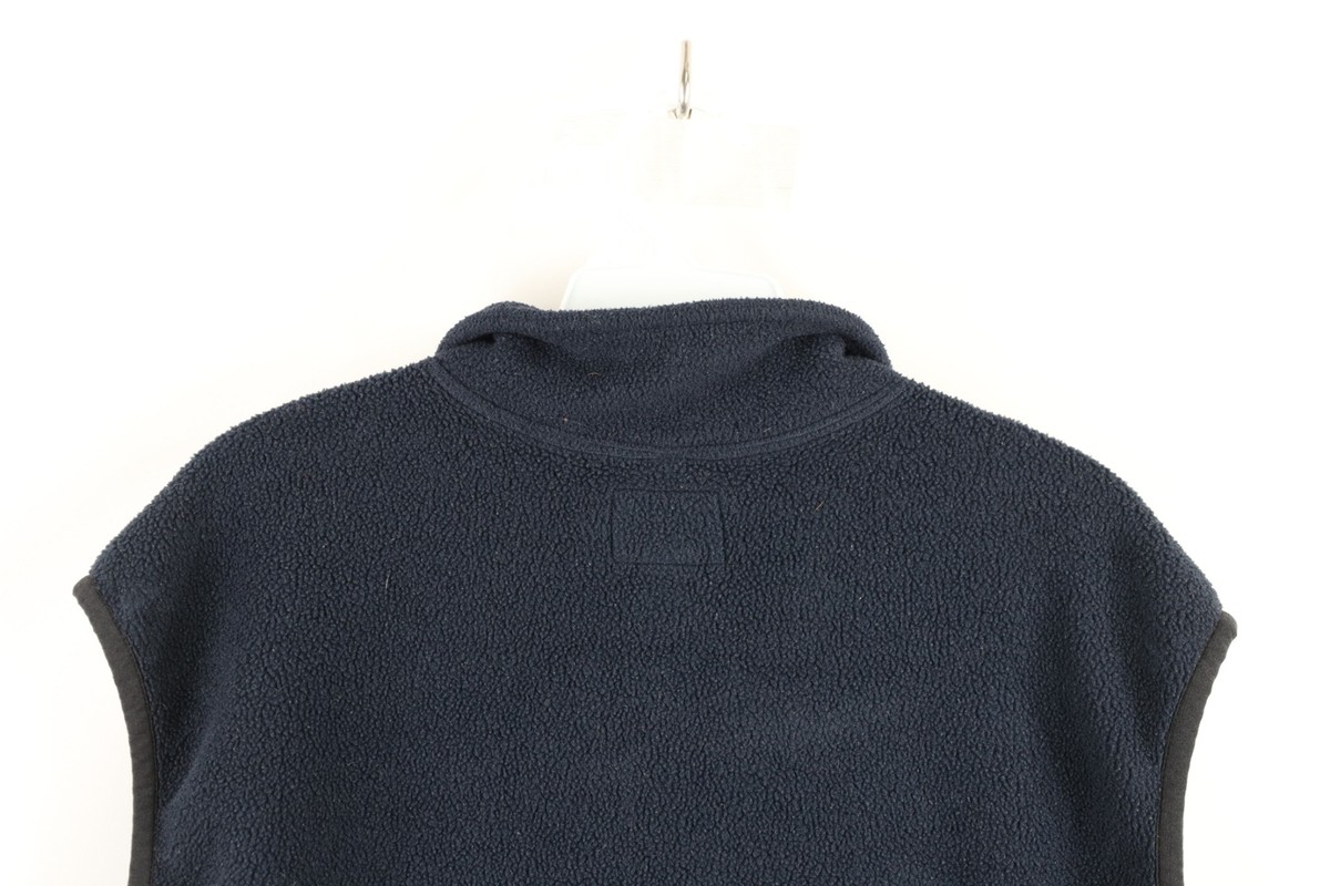Vintage 90s J Crew Mens XL Faded Spell Out Full Zip Fleece