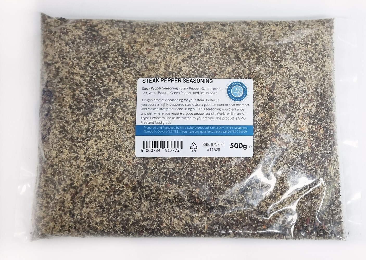 Steak Pepper Seasoning 500g, Meat Seasoning, Meat marinade/Rub- Premium Quality