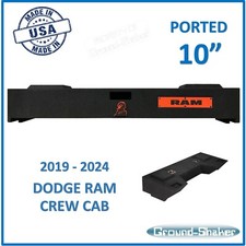 2019-2024 Dodge Ram Crew Cab Truck Sub Box 10" Dual Ported Subwoofer Enclosure