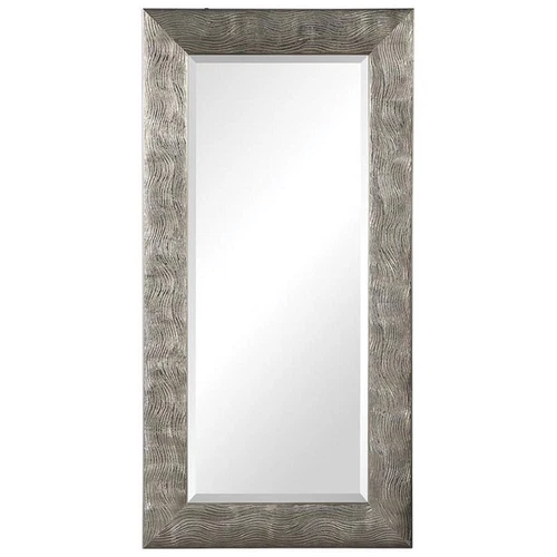 Uttermost Maeona Contemporary MDF Wood Decorative Mirror in Silver - Picture 1 of 7