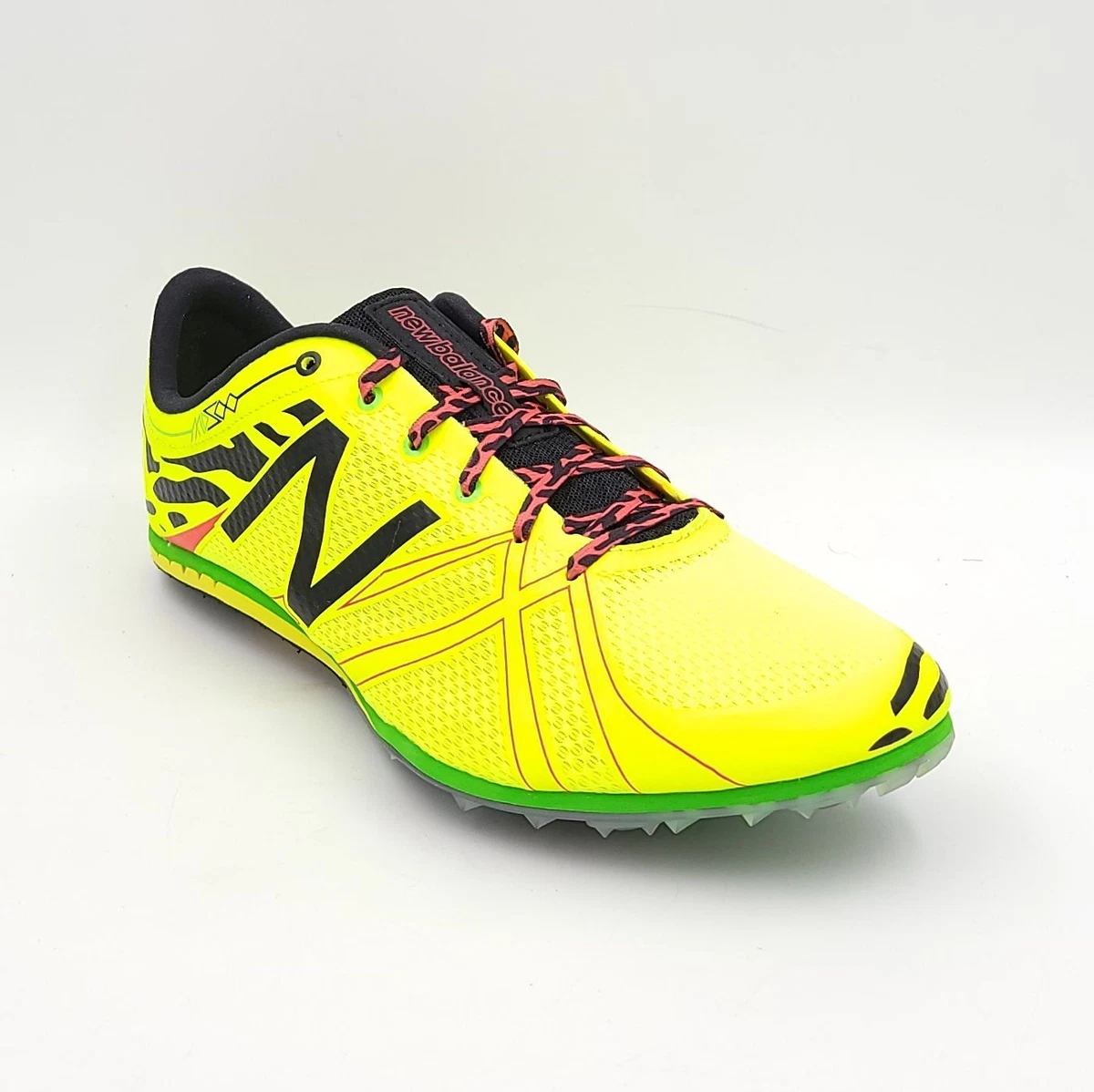 New Balance Women Mid Distance Canvas Cleats Size US 12 Neon Green