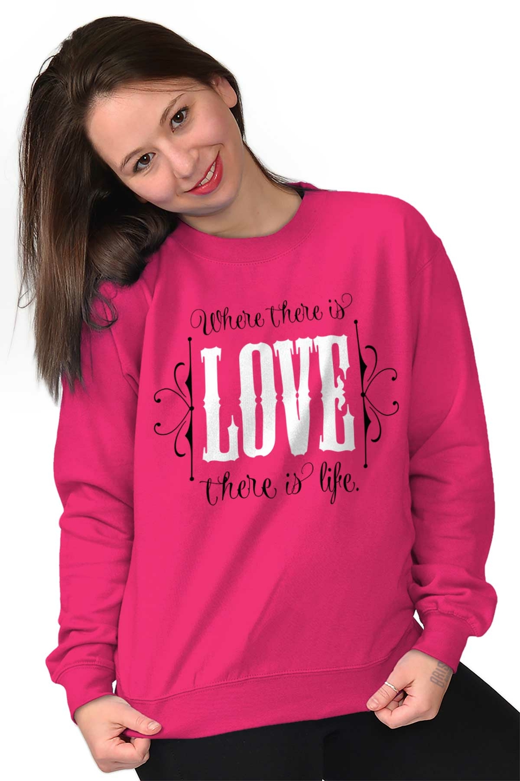 Womens Crewneck Sweatshirt Pullover | eBay