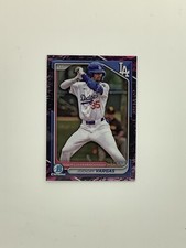 2024 Bowman Chrome Joendry Vargas Purple Lunar /199 LA Dodgers