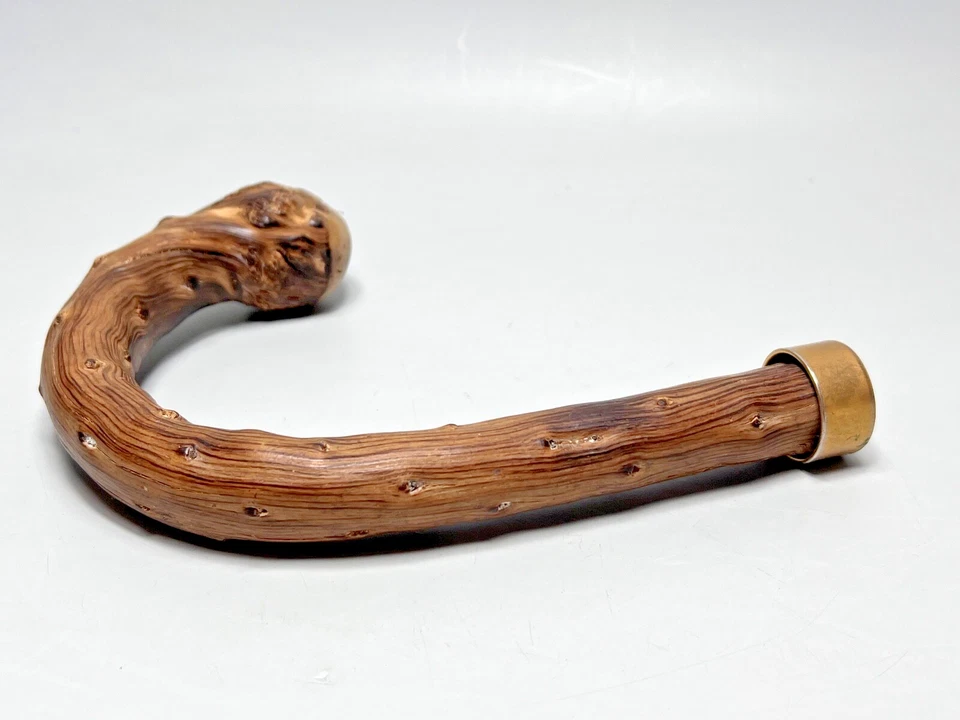 Antiguo de colección nuevo bastón de madera Blackthorn bastón mango de madera pieza solamente Foto 2 de 4