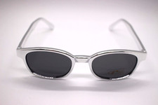 KD'S THE ORIGINAL BIKER SHADES PLASTIC SILVER