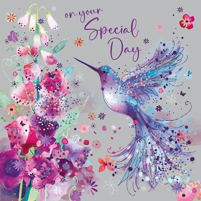 CHERRY ORCHARD PUBLISHING Birthday Card Open - Female - Foil Finish - Cherry Orchard 6.2" x 6.2"