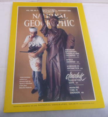 National Geographic Magazine November 1984 Chocolate Food of the