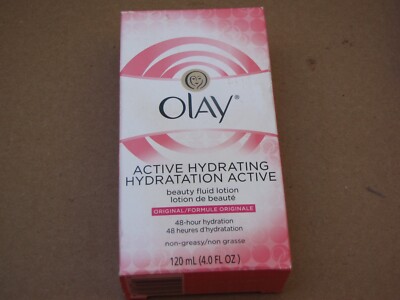 Olay Active Hydrating Beauty Fluid Lotion  Original  4.0 fl oz NEW OLD PACKAGING