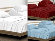 Top Split Head Flex Sheet Set for Adjustable Beds 100 Cotton 15-18 Inch Drop