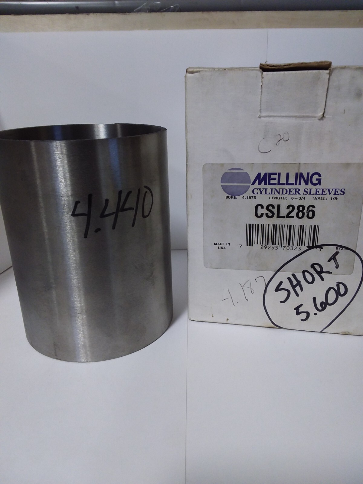 Cylinder Sleeve Melling CSL286 eBay