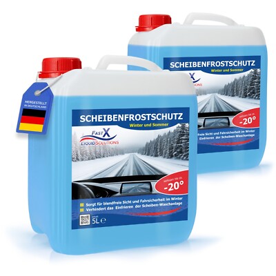 2 x 5L Scheibenfrostschutz bis -30°C - Scheiben Frostschutz Winter