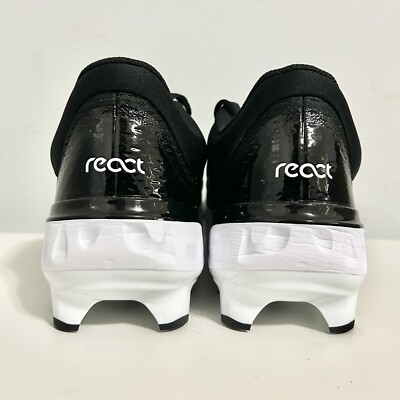 Nike Alpha Huarache Elite 4 Low MCS “Black White” Men's Size 12