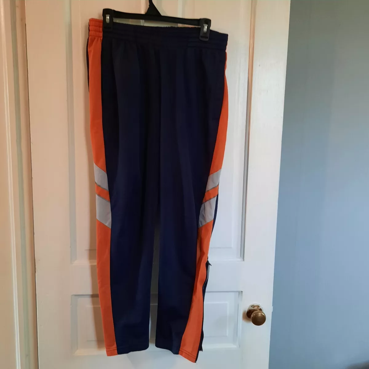 Blue and sales orange joggers