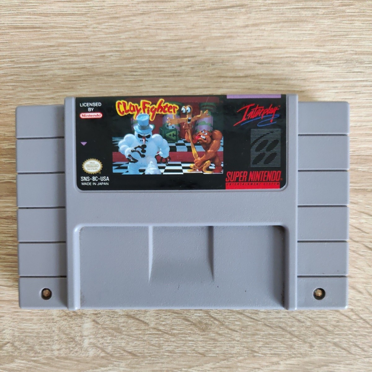 Clay Fighter (Super Nintendo SNES Tested Working