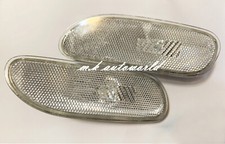 Crystal Clear Front Side Markers Pair For 1994-1998 Mitsubishi Eclipse
