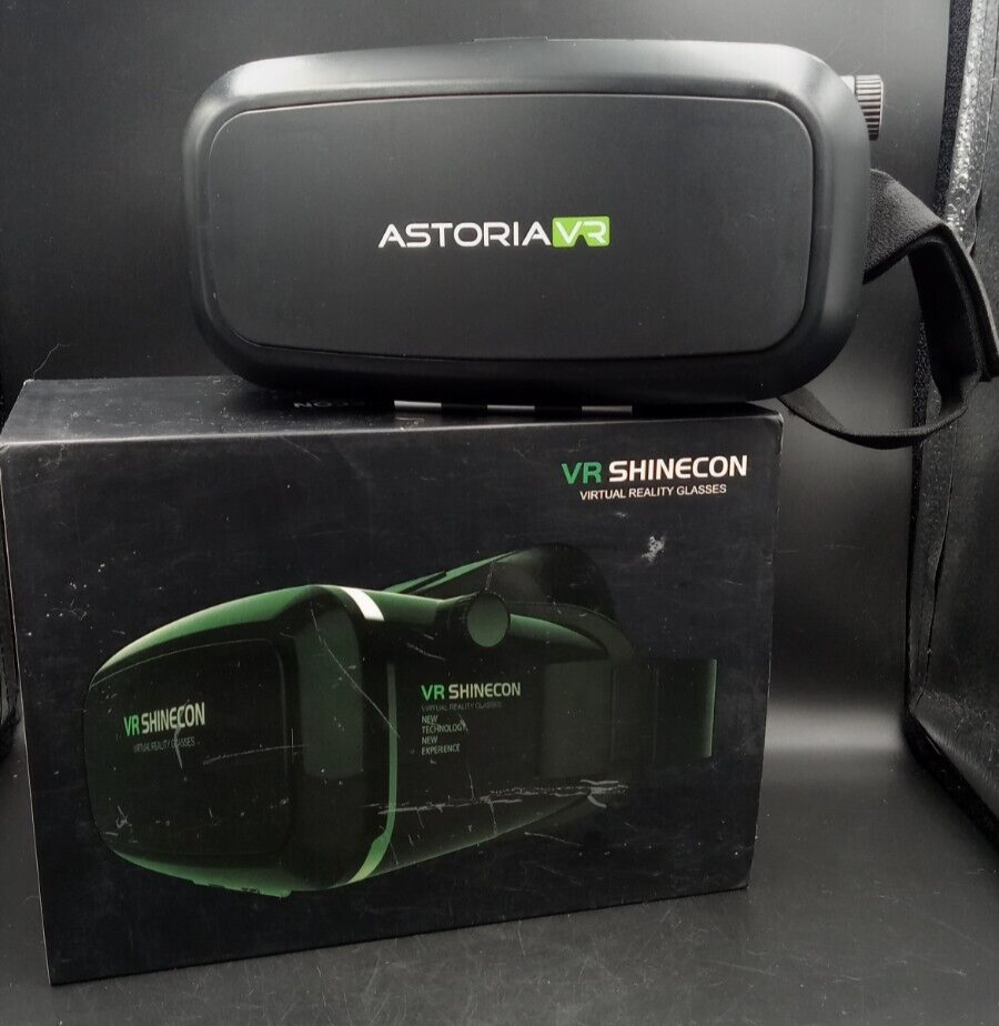 VR Shineecon Astoria Virtual Reality Glasses Black in orig box eBay