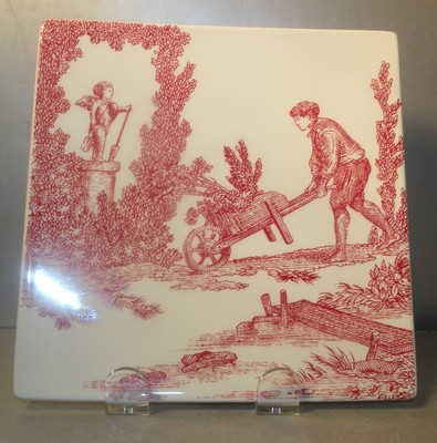 ジアン Les Delices des 4 Saisons プレート New Small Square Plate, Les Délices des 4 Saisons GIEN | eBay