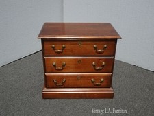 Vintage French Provincial Cherry Nightstand b...