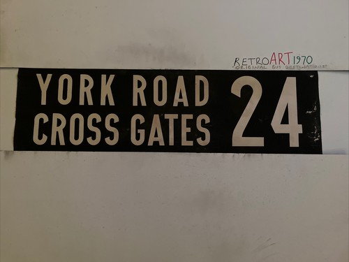 Leeds März 1963 Busjalousie 34"" - 24 York Road Cross Gates