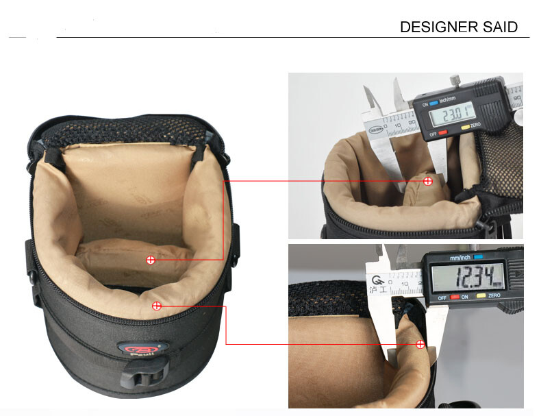 Waterproof DSLR Camera Shoulder Bag - Large Padded Case Fits Lenses Up To 600mm