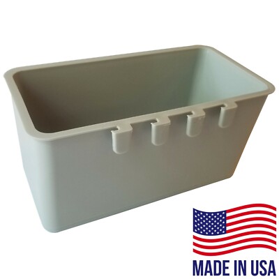Pinnon Hatch Farms 12 Pack 1.2 Quart/38 Fl Oz Gray Hanging Shift-Lock Cage Cups