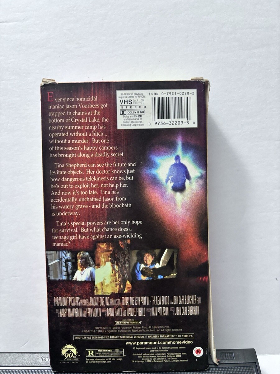 VG Friday the 13th - Part VII (1994) VHS, US Paramount