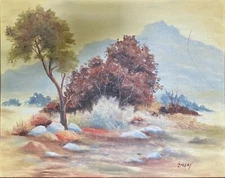 Fall Branches by Helen Emery - Original Oil Painting