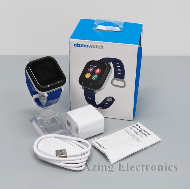 Gizmowatch Gizmo Watch Smartwatch Verizon Wireless - Black With Blue Band for sale online | eBay