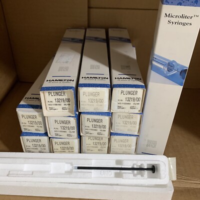 NEW HAMILTON SYRINGE REPLACEMENT PLUNGER P/N 13219/00 (LOT OF 16)