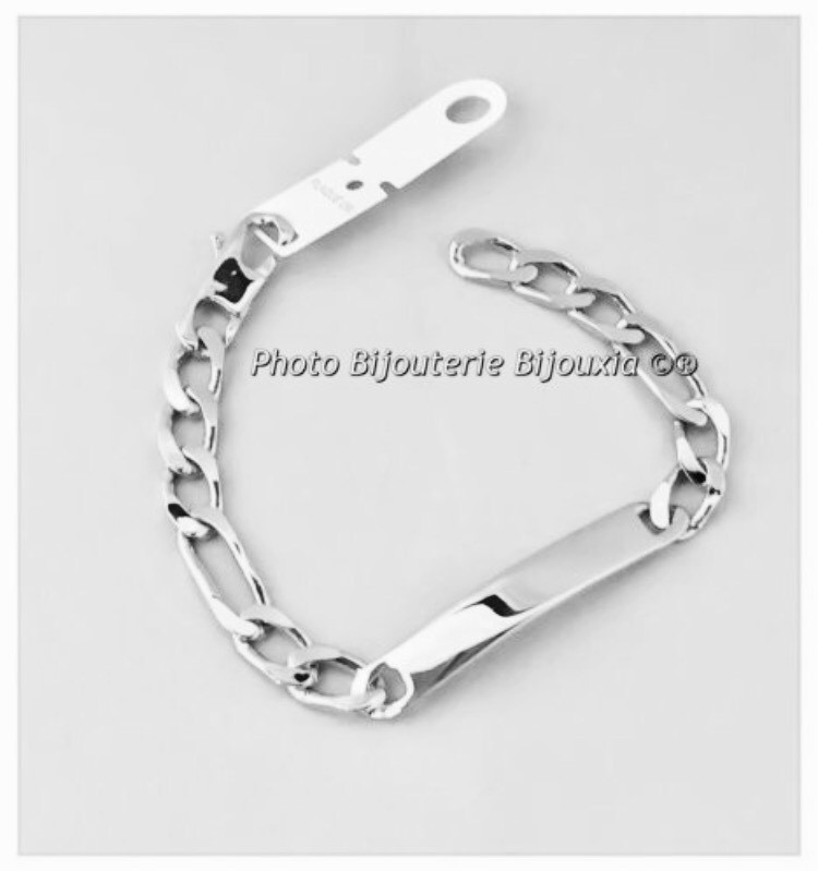 Bracelet en Argent Massif - Croix de Camargue | La Boutique des Chrétiens
