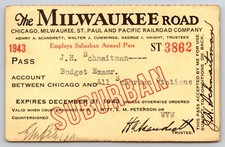 1906 Chicago, Milwaukee & St. Paul Railway Trip Pass Ticket No. 5810 — listing 6