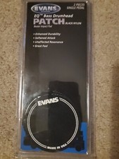 Evans EQ Bass Drumhead Patches for Single Pedals, 2 Pack, EQPB1