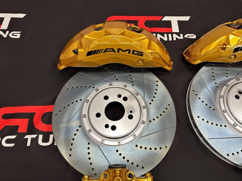 Mercedes-Benz G63 G550 G580 AMG Big Brake Kit Pinzas Delanteras Traseras 10P Personalizadas Foto 3 de 4