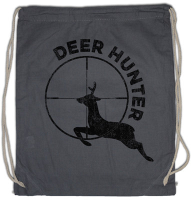DEER HUNTER Turnbeutel Hunter Deer Bear Hunting Sport Rack Rifle Gun Hunt