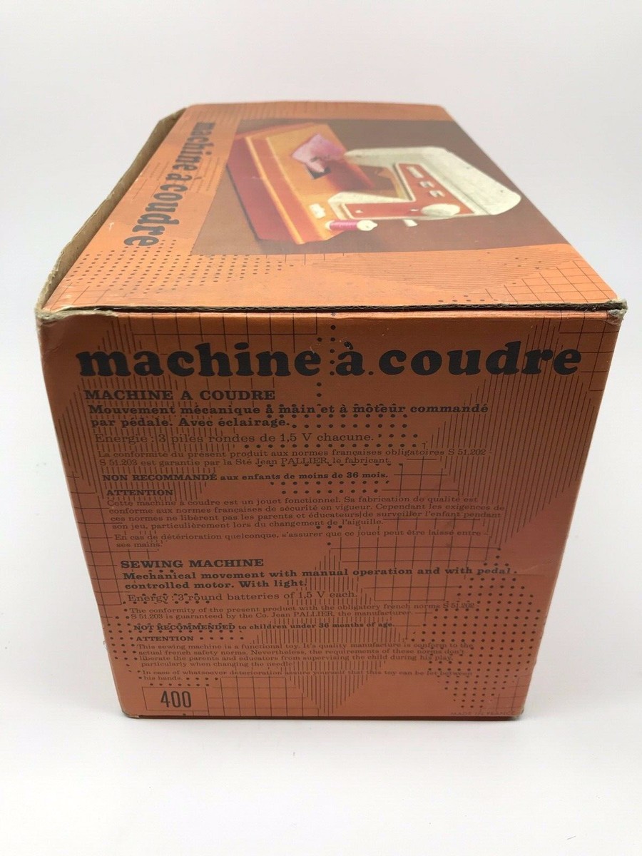 Machine à Coudre Jouet « Ma Cousette » Vintage - Avec Boîte Et Notice, Occasion