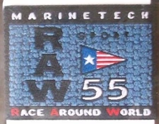 1 Race Around the World Marine Tech 55 Iron-On Applique Dill Buttons of America
