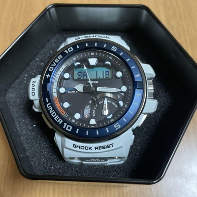 G-Shock Gulfmaster GWN-Q1000-7ADR Solar Watch, Light Gray Band 