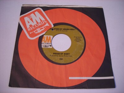 w SLEEVE Pieces of Eight Who's Afraid of Virginia Woolf / Drifter 1967 45rpm 