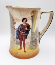 ANTIQUE ROYAL DOULTON SERIES WARE - ROMEO-  D3596 JUG / PITCHER (1902 - ONWARDS)