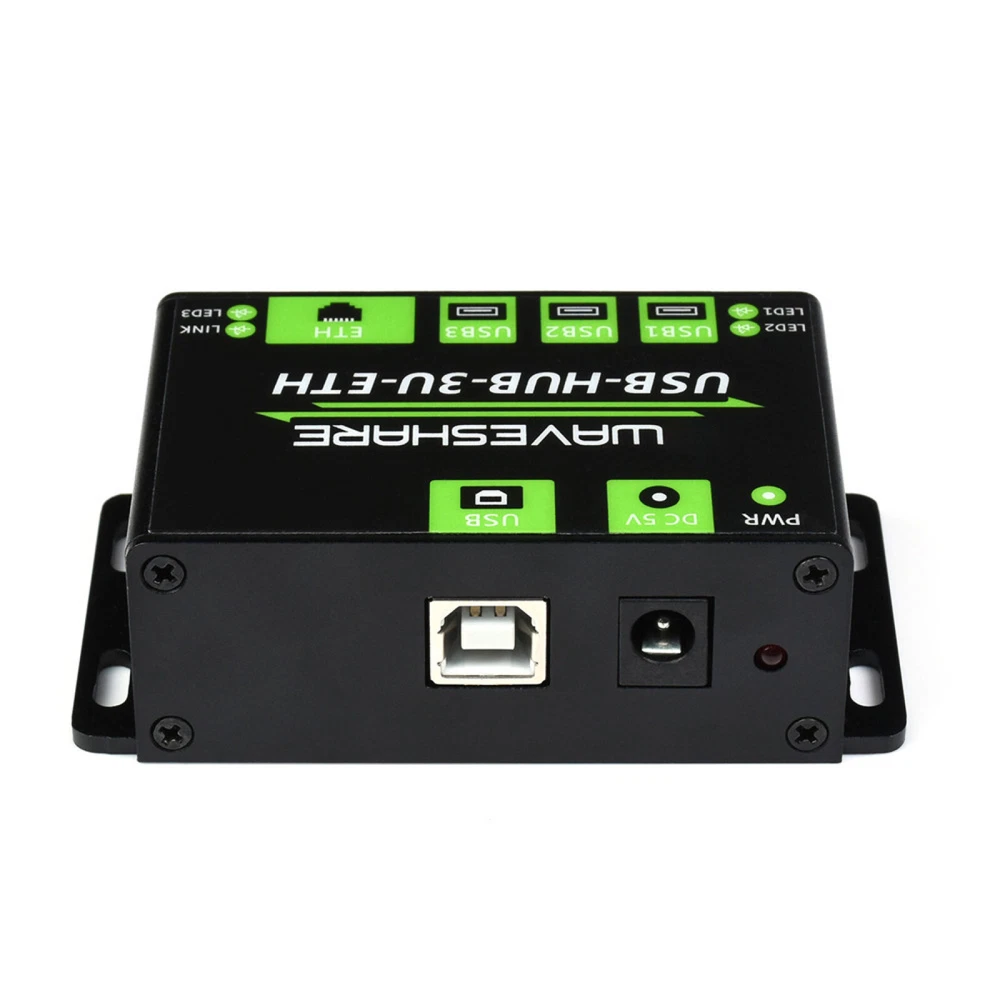 3 Way USB Hub with 100M Ethernet Port - Industrial Grade Extension Board