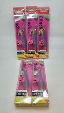 5pc Shimano Keimura Clinch Squid #3.0 Egi fishing Lure Purple UV-017 3sec/m