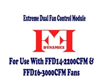 FF DYNAMICS EXTREME DUAL FAN CONTROL MODULE ELECTRIC COOLING CONTROLLER FFD-DF2